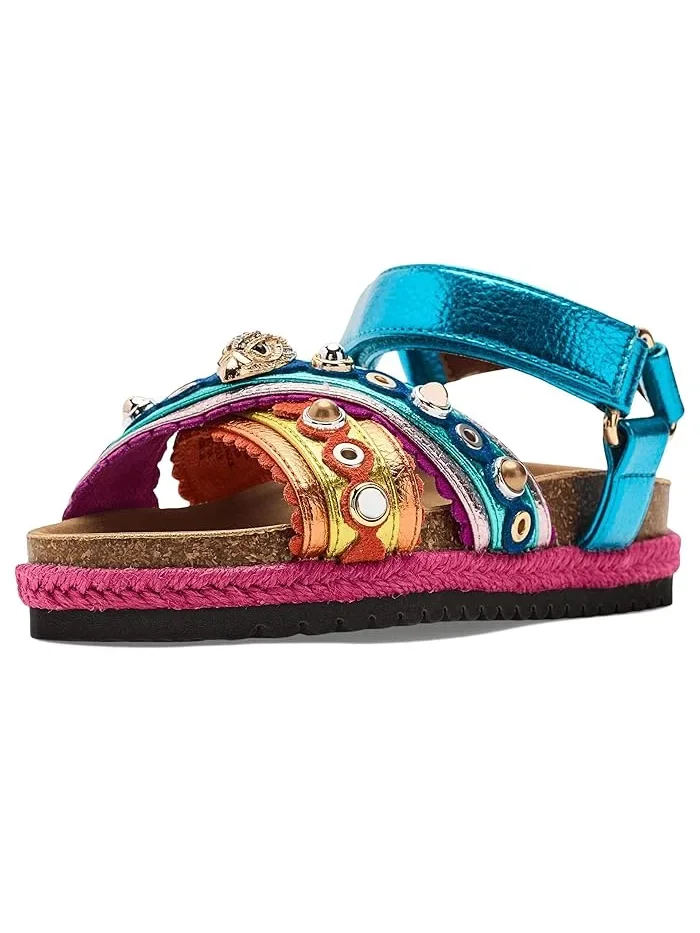 Сандалии-эспадрильи с джинсовым ремешком Mini Kensington Kurt Geiger London Kids — изображение 1 из 4, мульти