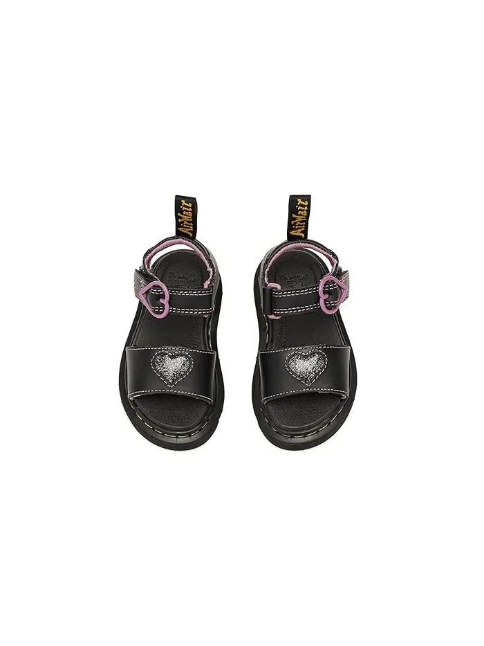 Сандалии с сердцем Marlowe Hearts II Dr. Martens — изображение 2 из 4, черный