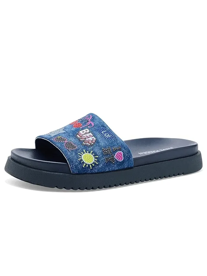 Сандалии с вышивкой Fifii Steve Madden Kids