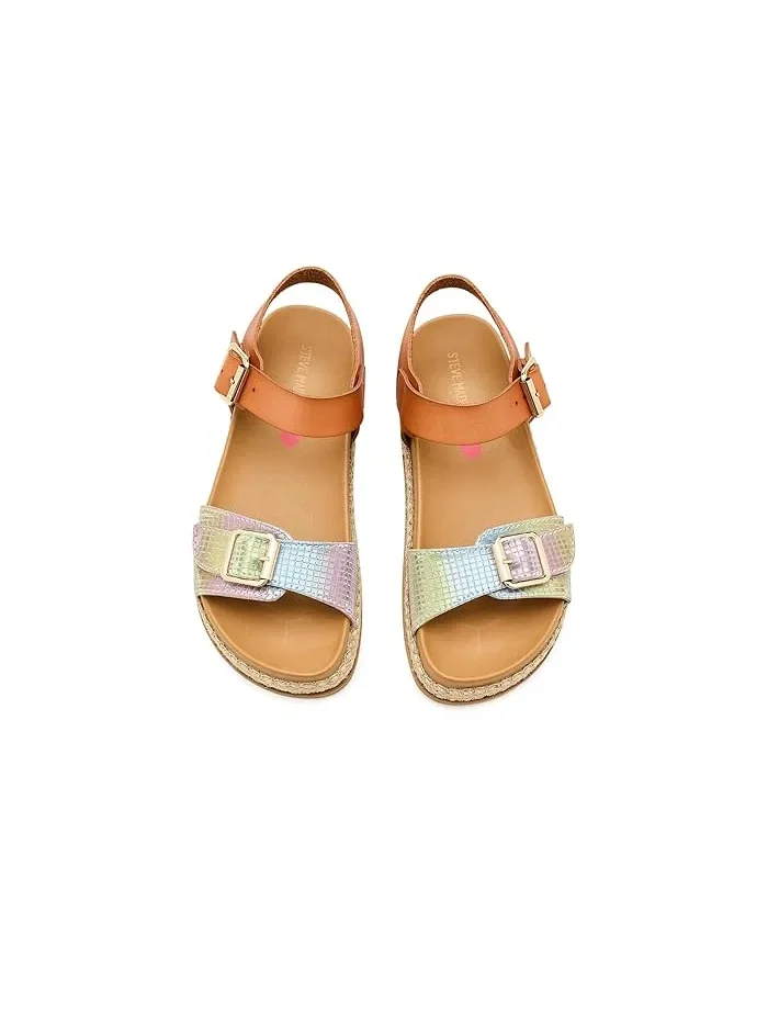Сандалии с омбре-ремнями Avenue Steve Madden Kids — изображение 2 из 4, мульти