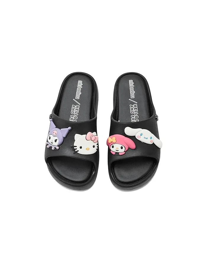 Сандалии Free Platform Slide + Hello Kitty And Friends Mini Melissa — изображение 2 из 4, черный