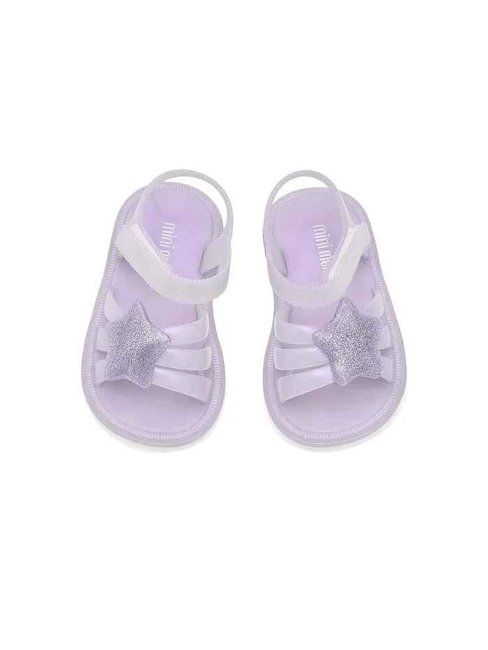 Сандалии с блестками Hip Sky Mini Melissa — изображение 2 из 4, фиолетовый