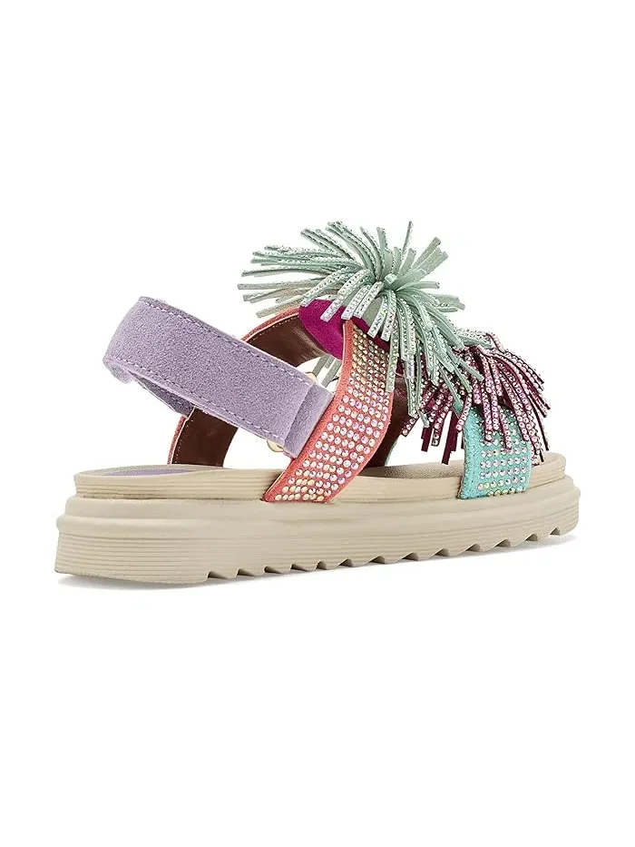 Сандалии с бахромой Orson Fringe Kurt Geiger London Kids — изображение 3 из 4, мульти