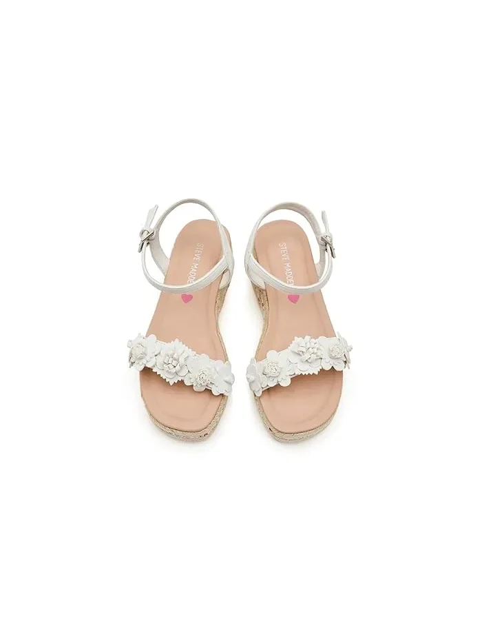 Сандалии с цветочным аппликациями Dori Steve Madden Kids — изображение 2 из 4, белый