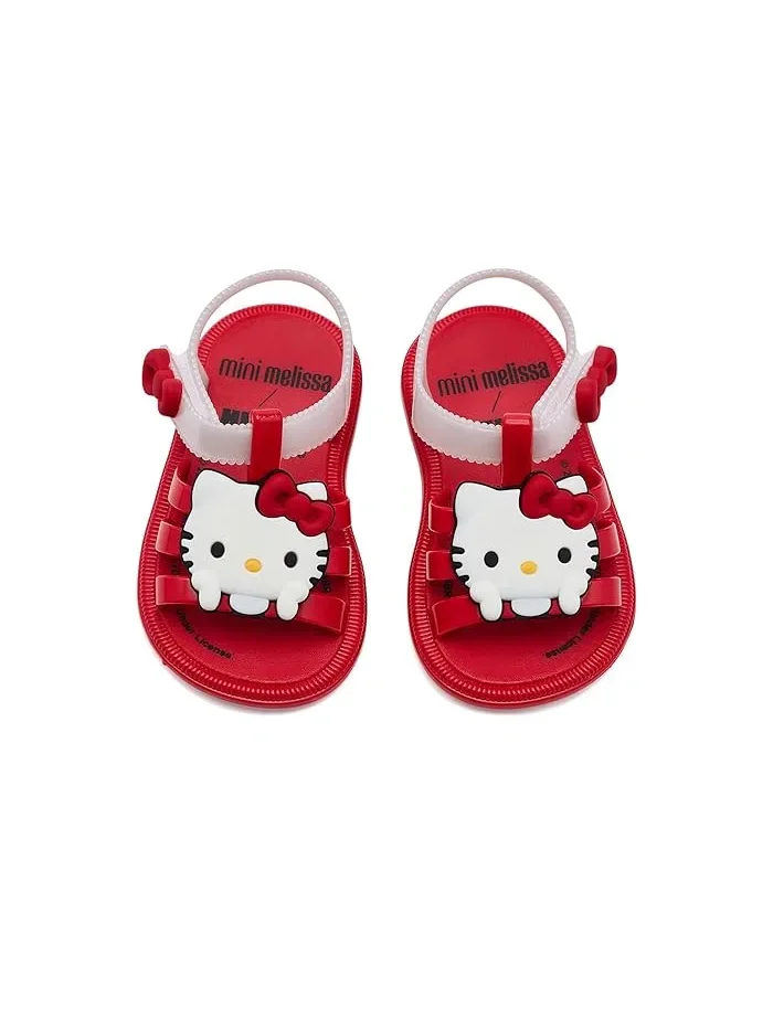Сандалии детские Hip + Hello Kitty And Friends Mini Melissa — изображение 2 из 4, красный/белый