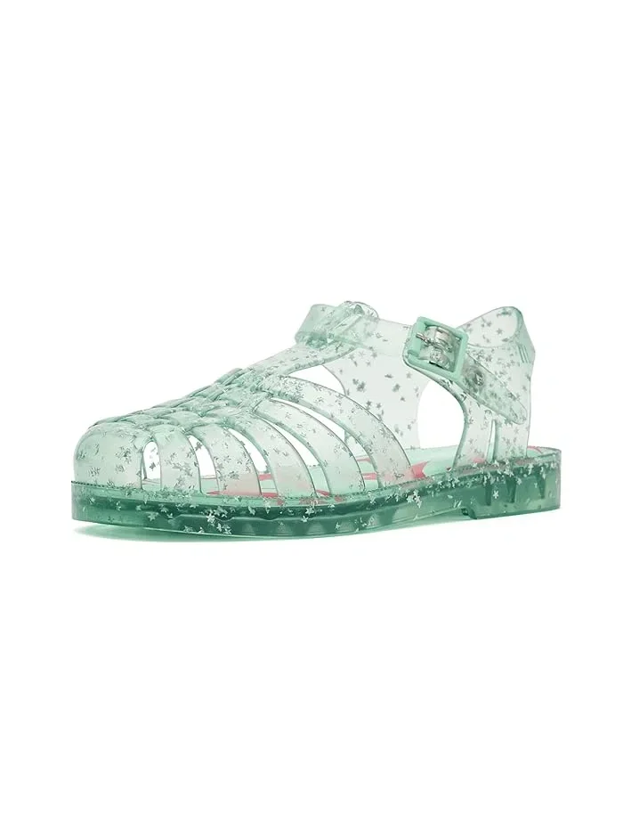Сандалии с блестками Possession Shiny Elements Mini Melissa — изображение 1 из 4, зеленый