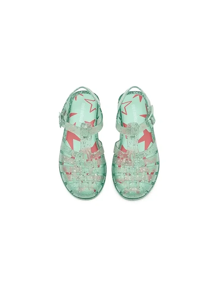 Сандалии с блестками Possession Shiny Elements Mini Melissa — изображение 2 из 4, зеленый