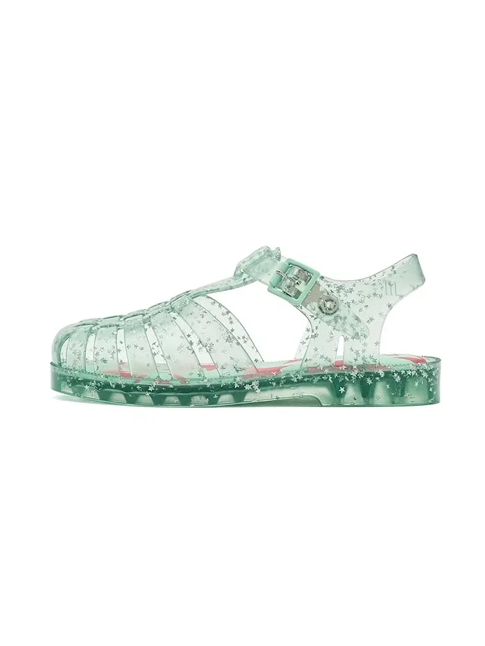 Сандалии с блестками Possession Shiny Elements Mini Melissa — изображение 4 из 4, зеленый