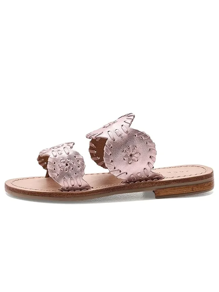 Сандалии Lauren Flat Rose Quartz, Jack Rogers Kids — изображение 4 из 4, розовый