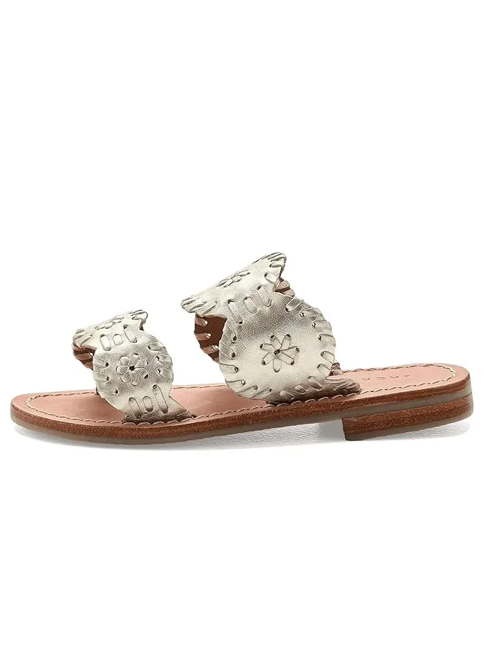 Сандалии Lauren Flat Jack Rogers Kids — изображение 4 из 4, белый