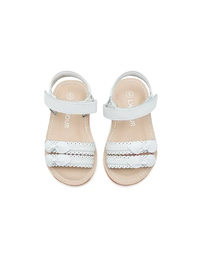 Сандалии с кружевным дизайном Josie L'Amour Shoes Kids — изображение 2 из 4, белый