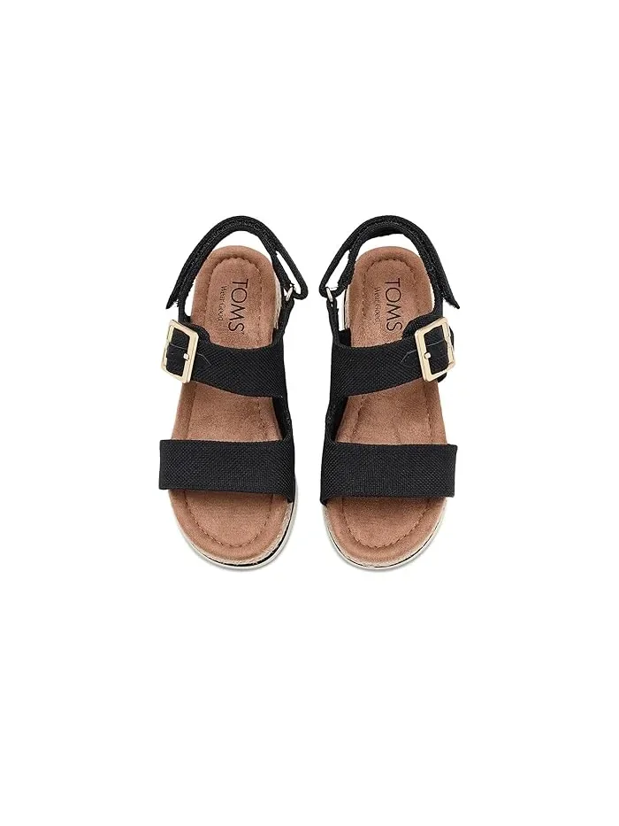Босоножки на танкетке Giana TOMS Kids — изображение 2 из 4, черный