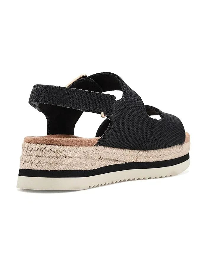 Босоножки на танкетке Giana TOMS Kids — изображение 3 из 4, черный