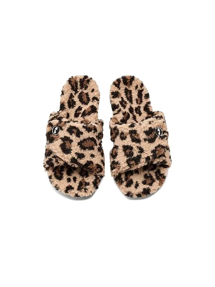 Тапочки с открытым носком Zoey Strive, Leopard — изображение 2 из 4, леопардовый