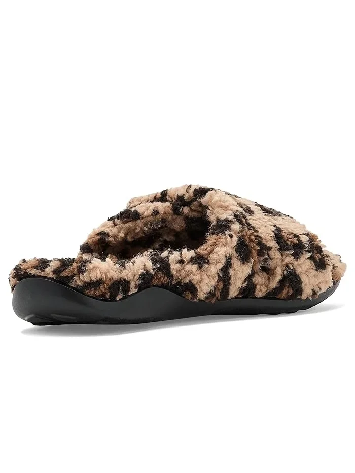 Тапочки с открытым носком Zoey Strive, Leopard — изображение 3 из 4, леопардовый