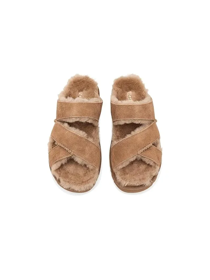 Тапочки с перекрестными ремешками Greenport UGG — изображение 2 из 4, орех