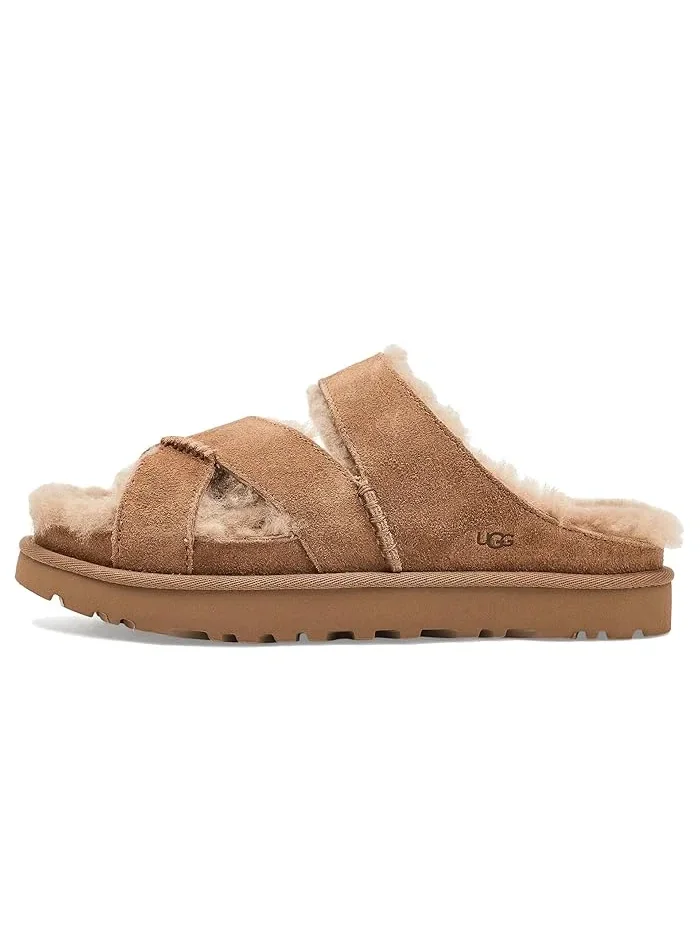 Тапочки с перекрестными ремешками Greenport UGG — изображение 4 из 4, орех