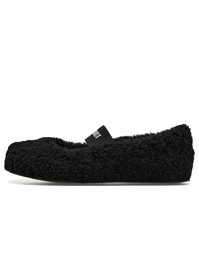 Тапочки балетки Shearling Ballerina MOON BOOT — изображение 4 из 4, черный
