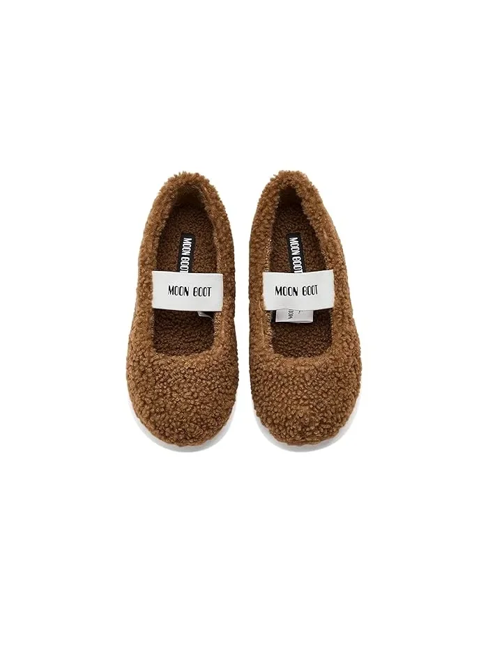 Тапочки Shearling Ballerina MOON BOOT — изображение 2 из 4, коричневый