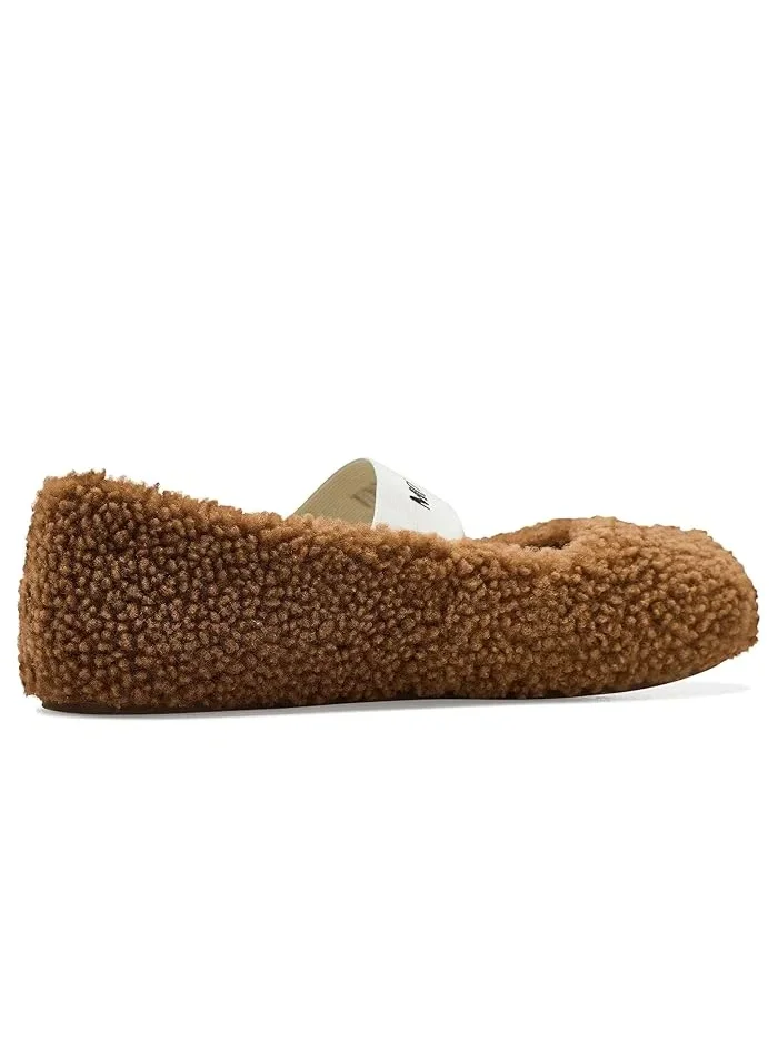 Тапочки Shearling Ballerina MOON BOOT — изображение 3 из 4, коричневый