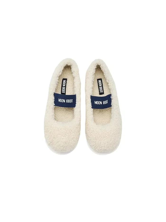 Тапочки балетки Shearling Ballerina MOON BOOT — изображение 2 из 4, ледяной