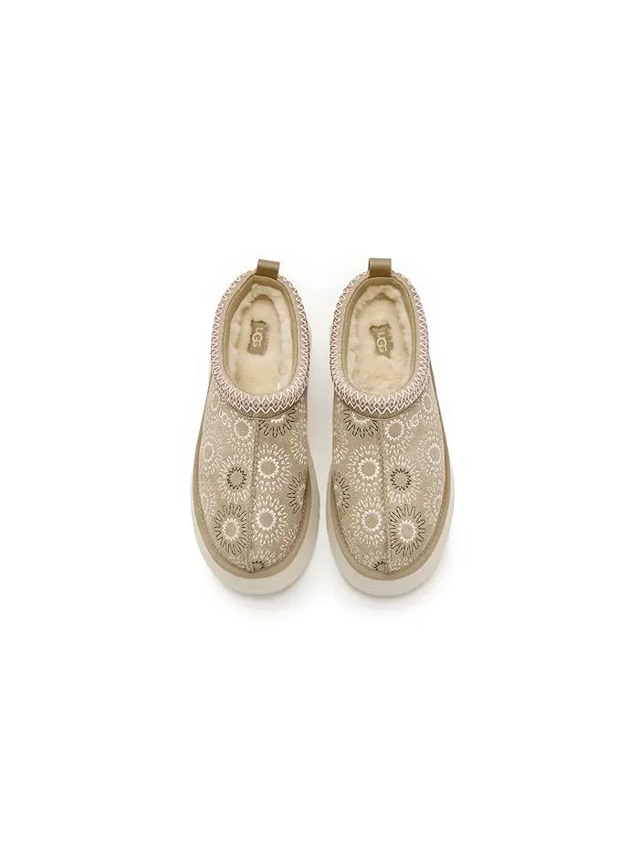 Тапки с вышивкой Tazz Sun Stitch UGG — изображение 2 из 4, горчичный