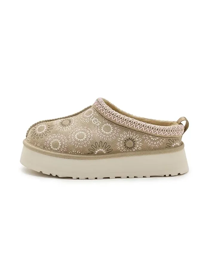 Тапки с вышивкой Tazz Sun Stitch UGG — изображение 4 из 4, горчичный