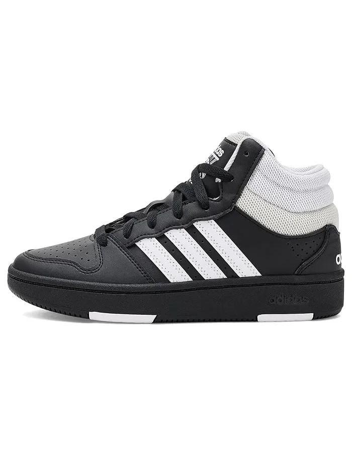 Кроссовки баскетбольные Hoops Mid Classic Adidas Kids — изображение 4 из 4, черный/белый/серый