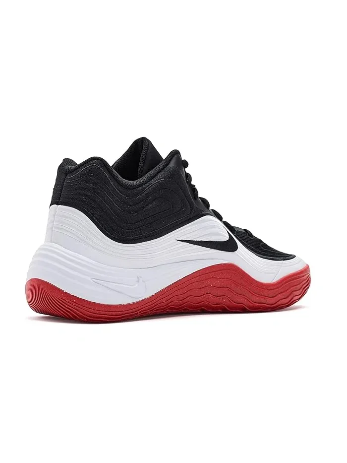 Кроссовки баскетбольные Precision 8 Mid Nike — изображение 3 из 4, черный/красный/белый