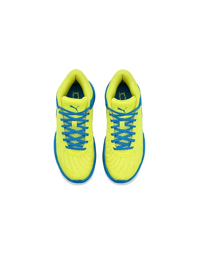 Кроссовки баскетбольные Court Pro 2 PUMA Kids — изображение 2 из 4, желтый