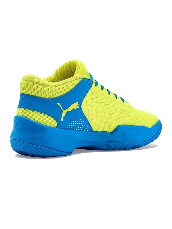 Кроссовки баскетбольные Court Pro 2 PUMA Kids — изображение 3 из 4, желтый