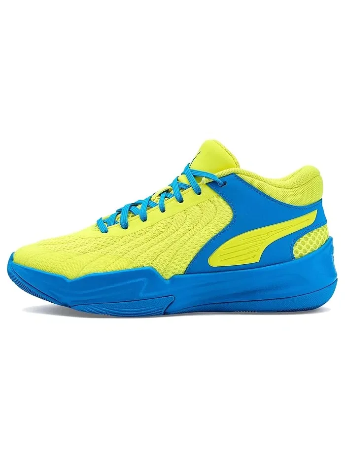 Кроссовки баскетбольные Court Pro 2 PUMA Kids — изображение 4 из 4, желтый