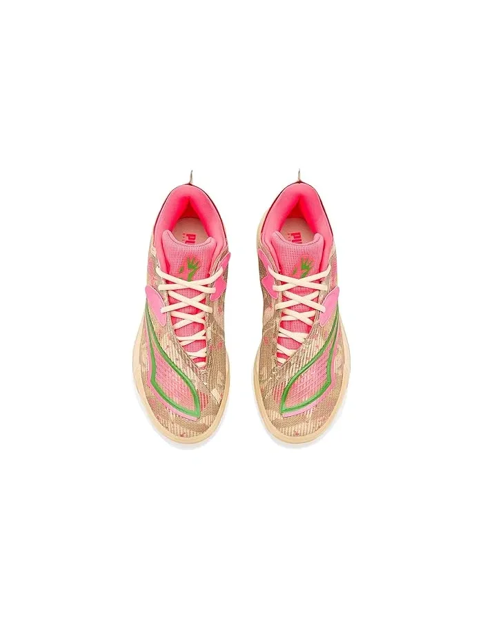 Кроссовки баскетбольные All-Pro Nitro 2 Flau'jae PUMA — изображение 2 из 4, песочный/розовый/зеленый