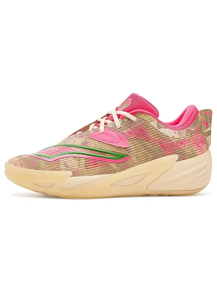 Кроссовки баскетбольные All-Pro Nitro 2 Flau'jae PUMA — изображение 4 из 4, песочный/розовый/зеленый