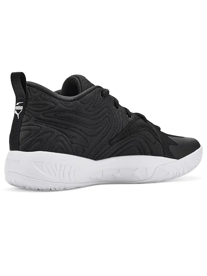 Кроссовки баскетбольные Court Pro 3 PUMA — изображение 3 из 4, черный/белый