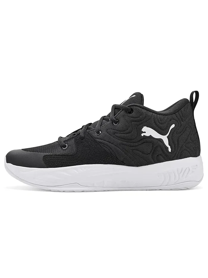 Кроссовки баскетбольные Court Pro 3 PUMA — изображение 4 из 4, черный/белый