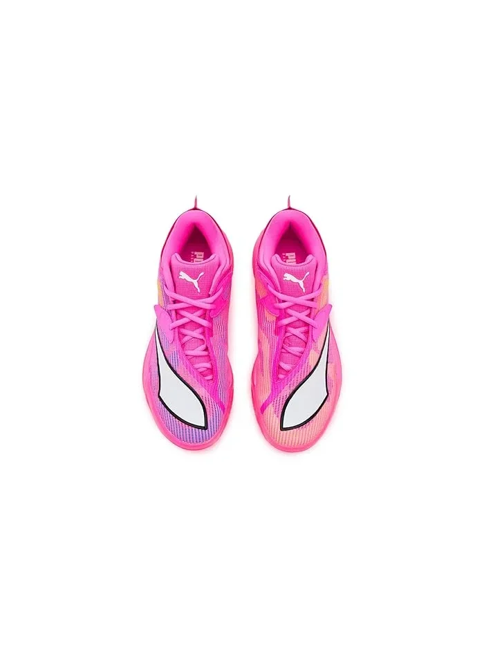 Кроссовки баскетбольные All-pro Nitro 2 Showtime PUMA — изображение 2 из 4, розовый/яркий голубой