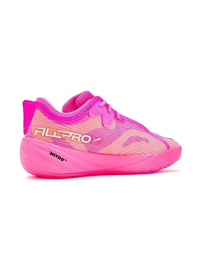 Кроссовки баскетбольные All-pro Nitro 2 Showtime PUMA — изображение 3 из 4, розовый/яркий голубой