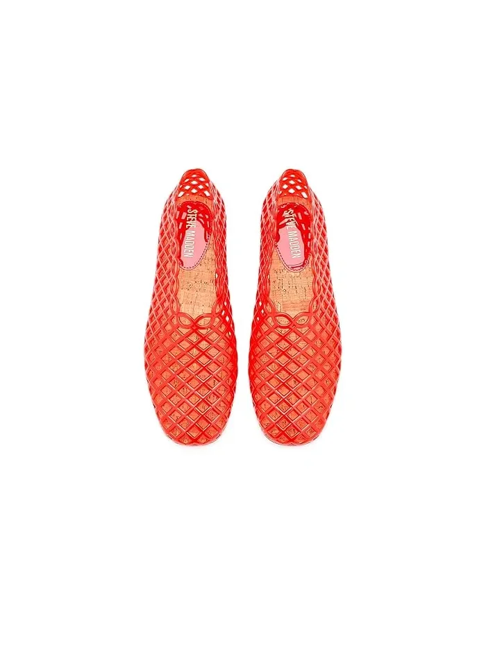 Туфли балетки квадратный носок Grove Steve Madden — изображение 2 из 4, красный