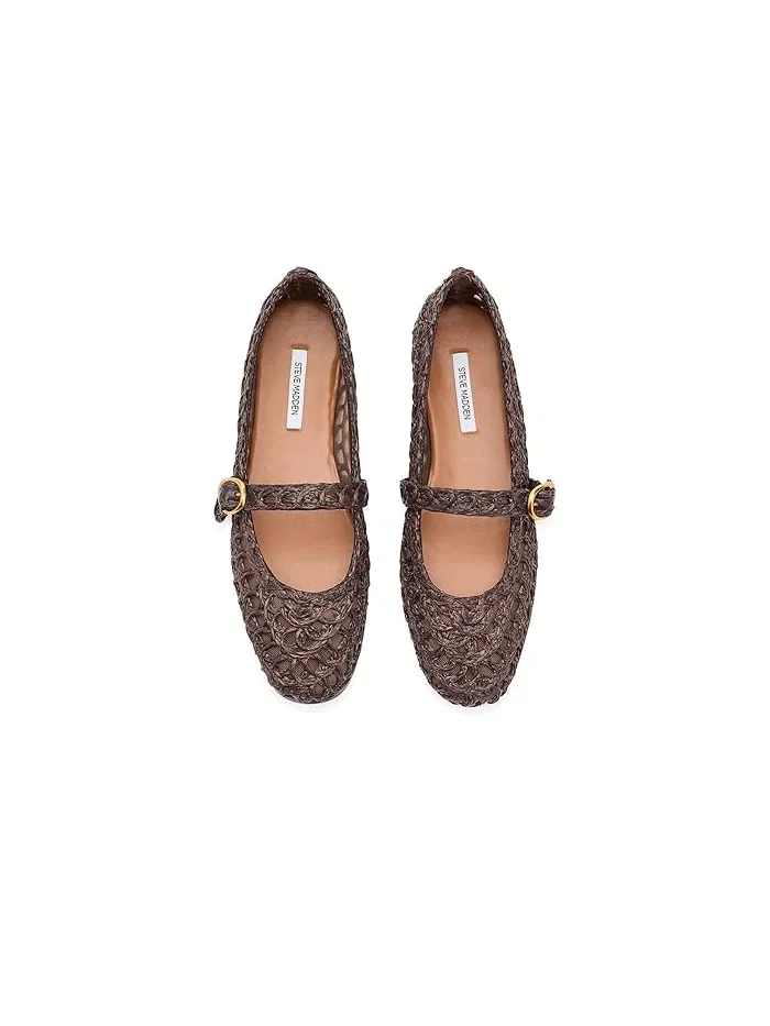 Балетки плетеные Melody Steve Madden — изображение 2 из 4, коричневый