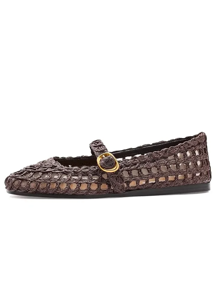 Балетки плетеные Melody Steve Madden — изображение 4 из 4, коричневый