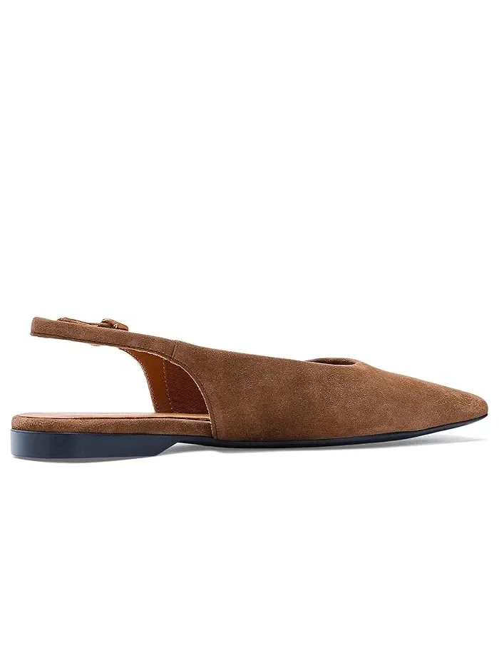 Туфли балетки с квадратным мысом Delia Vagabond Shoemakers — изображение 3 из 4, коричневый