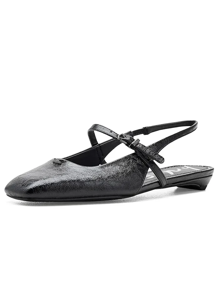 Туфли балетки с квадратным носком Elara Circus NY by Sam Edelman — изображение 1 из 4, черный