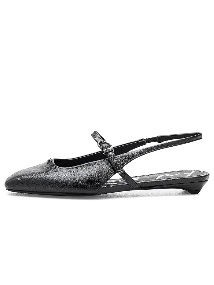 Туфли балетки с квадратным носком Elara Circus NY by Sam Edelman — изображение 4 из 4, черный