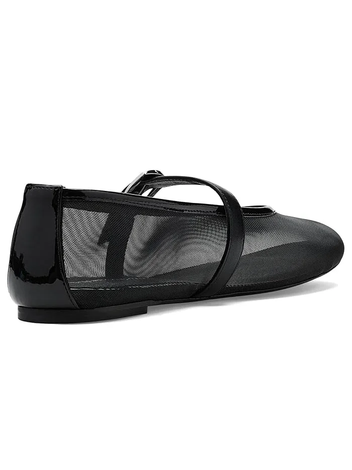 Туфли балетки Maryjane Sai Bareitall Stuart Weitzman — изображение 3 из 4, черный