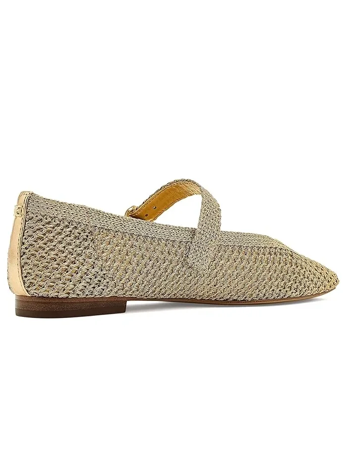 Балетки вязаные Michaela Knit Sam Edelman — изображение 3 из 4, золотистый