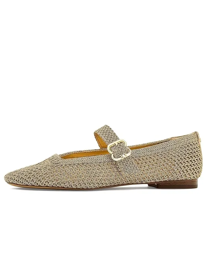 Балетки вязаные Michaela Knit Sam Edelman — изображение 4 из 4, золотистый