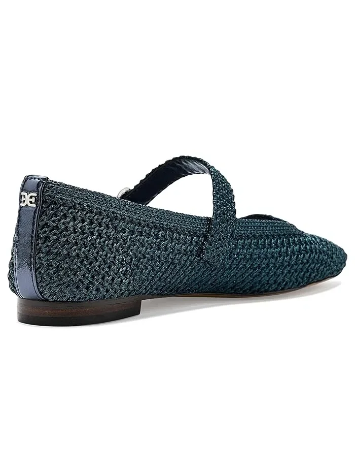 Балетки плетеные Michaela Knit Sam Edelman — изображение 3 из 4, металлик темно-синий