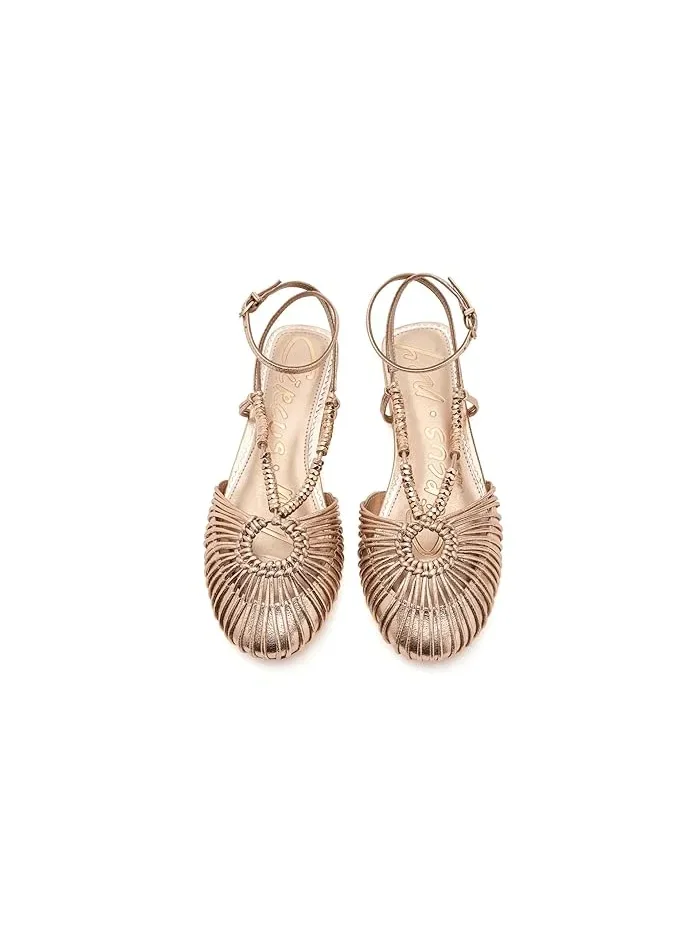 Балетки плетеные Kassie Circus NY by Sam Edelman — изображение 2 из 4, золотистый