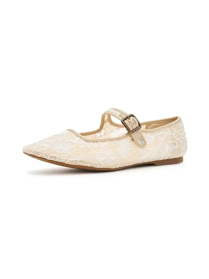 Балетки с кружевом Tannyr Floral Lace Sandal Lucky Brand